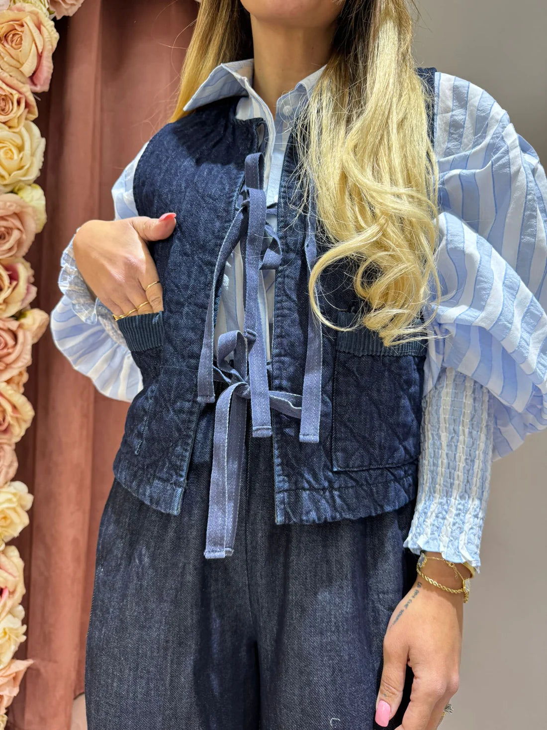 Gilet Denim Fiocchetti ♥